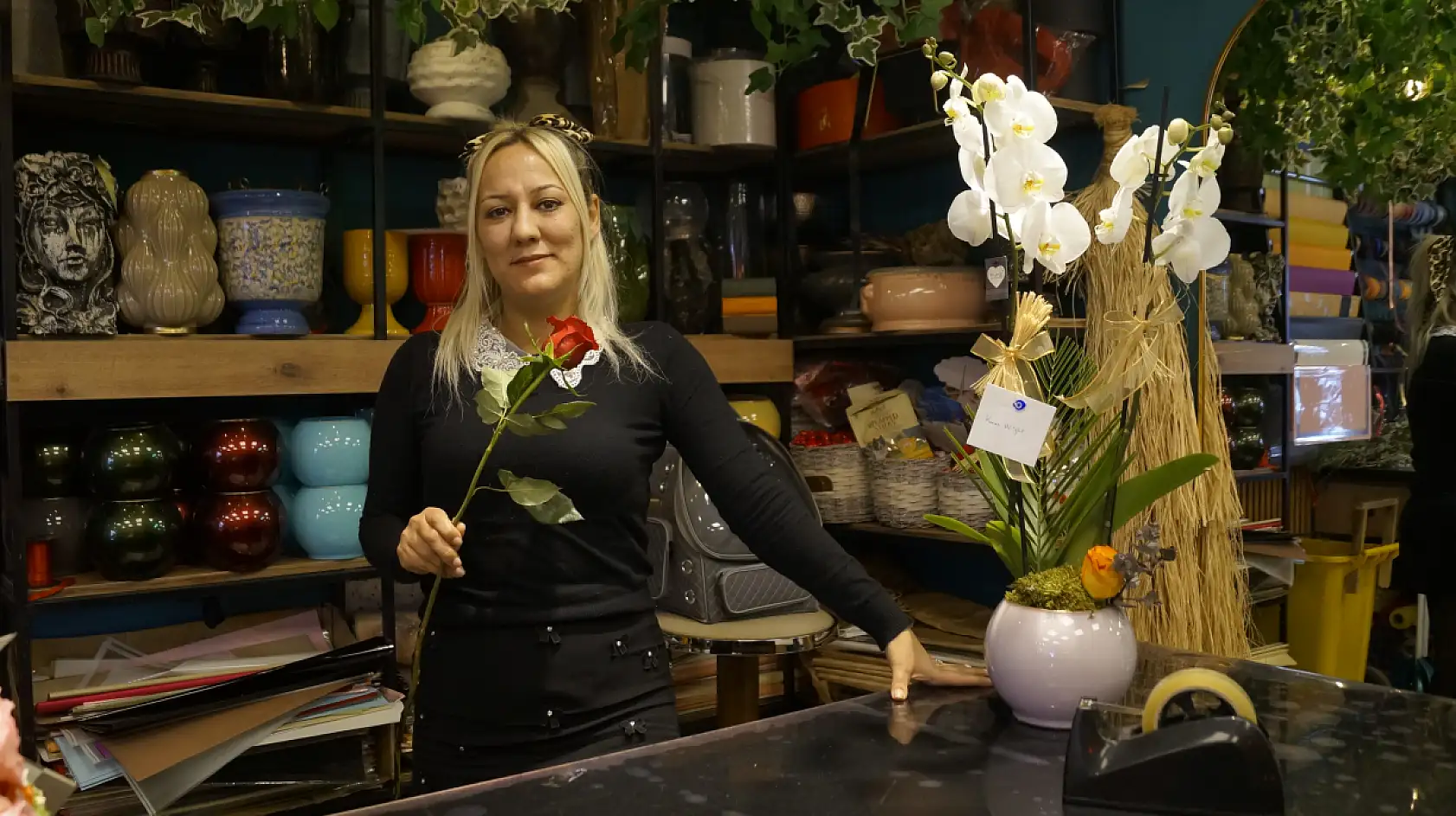 Fethiye'de bayramın ilk gününde çiçek satışlarında anormal artış