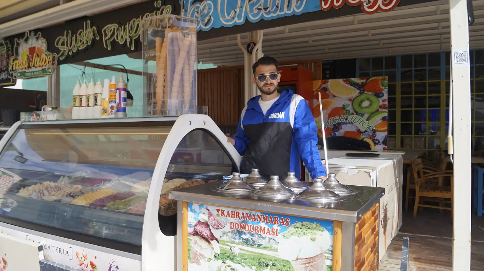 Fethiye Ölüdeniz'de dondurma sezonu başladı, yoğunluk ne durumda?