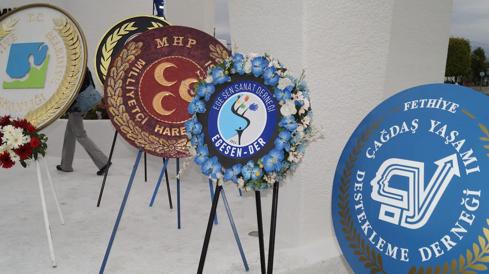 Fethiye'de 10 Kasım Atatürk'ü anma töreni yoğun katılımla gerçekleşti