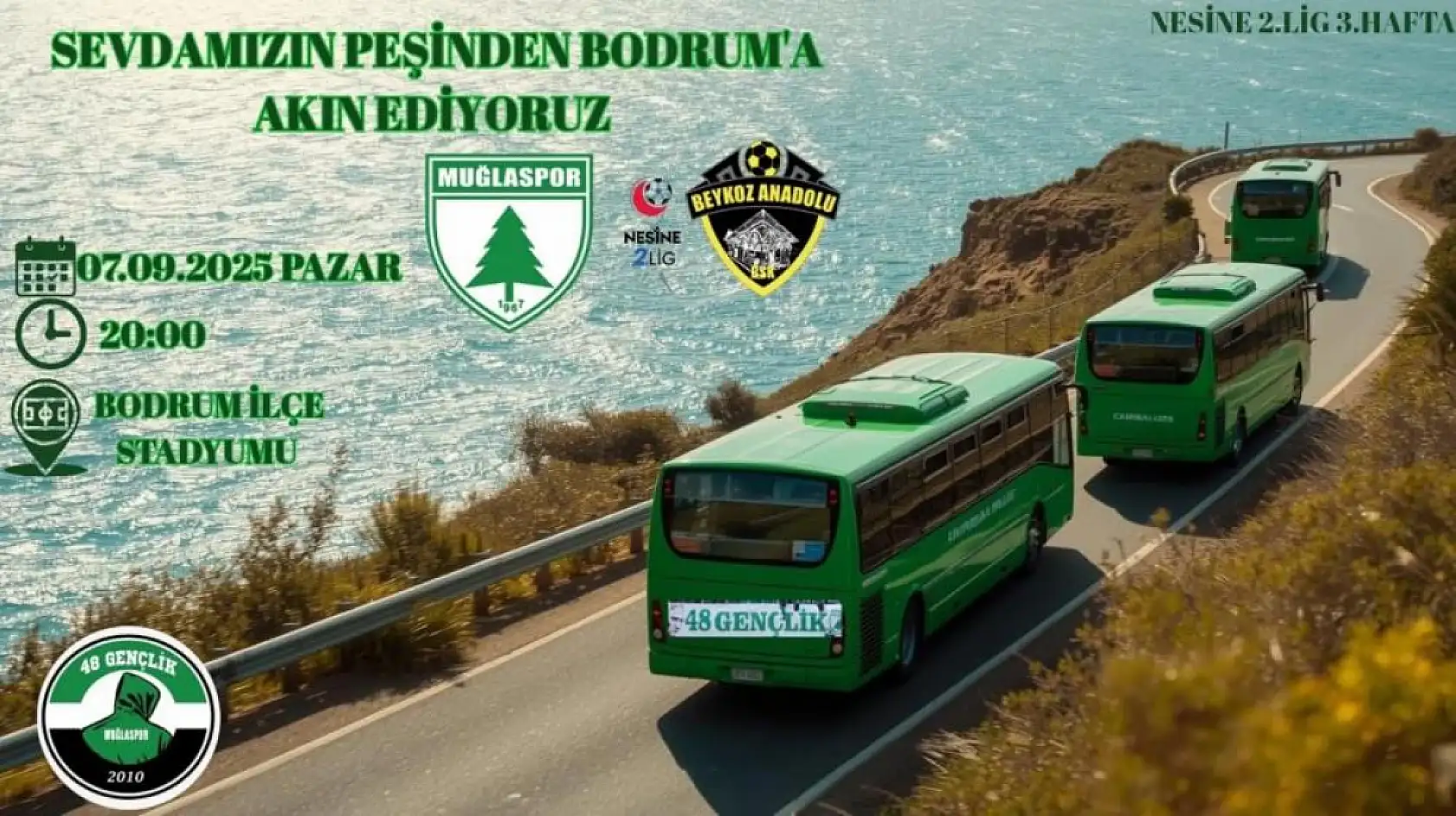 Muğlaspor ilk maçına Bodrum'da çıkıyor