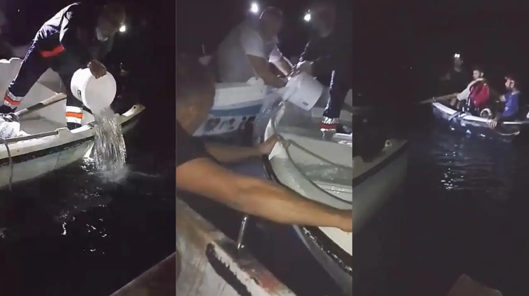 Tekne Bir Anda Battı, Balıkçılar Ölümden Döndü