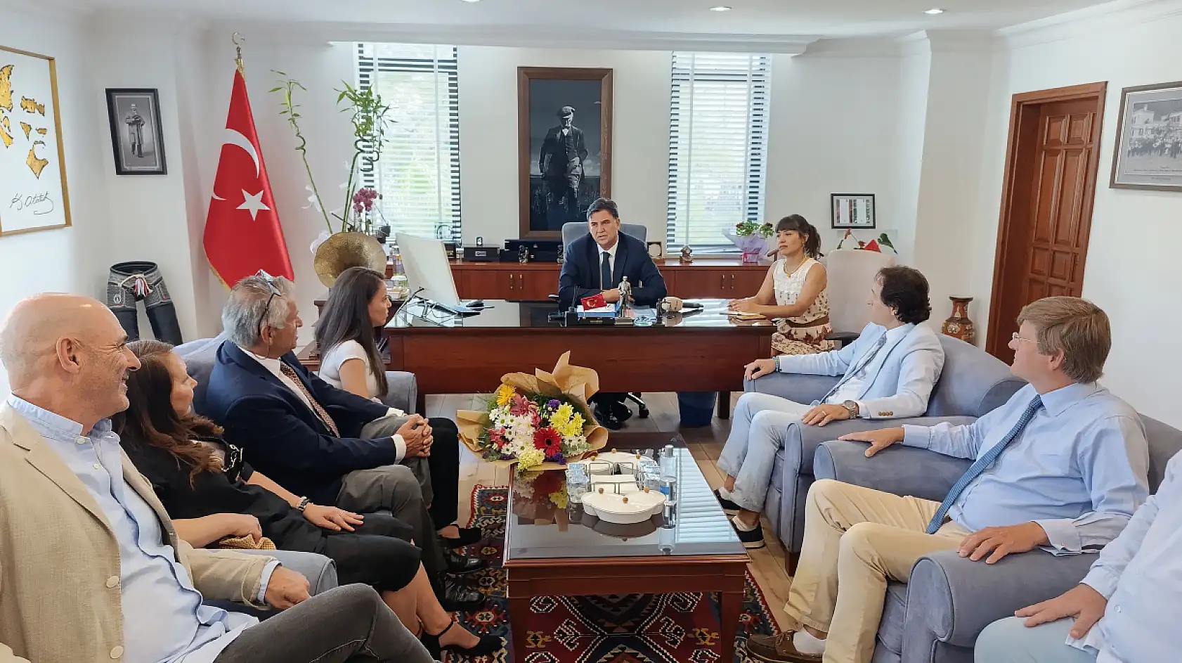 Başkan Karaca, İngiliz Heyeti Ağırladı