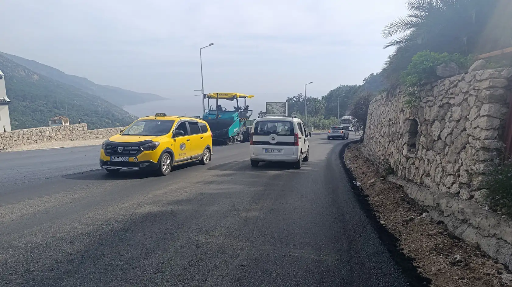 Fethiye Ölüdeniz yol çalışmalarında sona yaklaşıldı