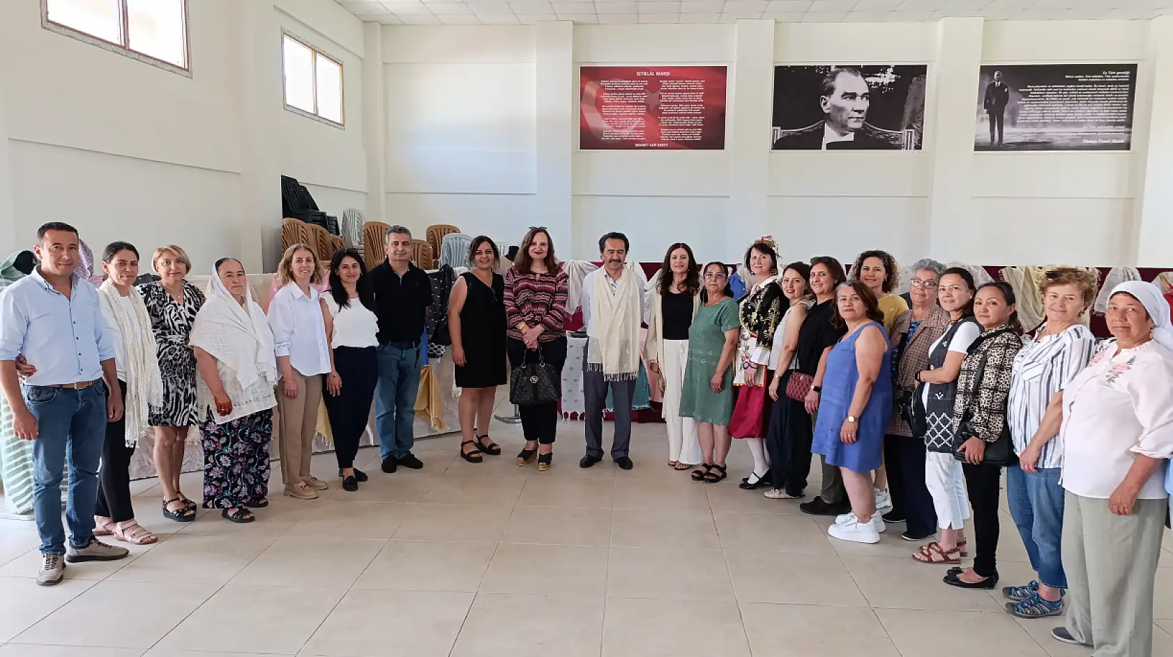 Fethiye Üzümlü'de el sanatları sergisi