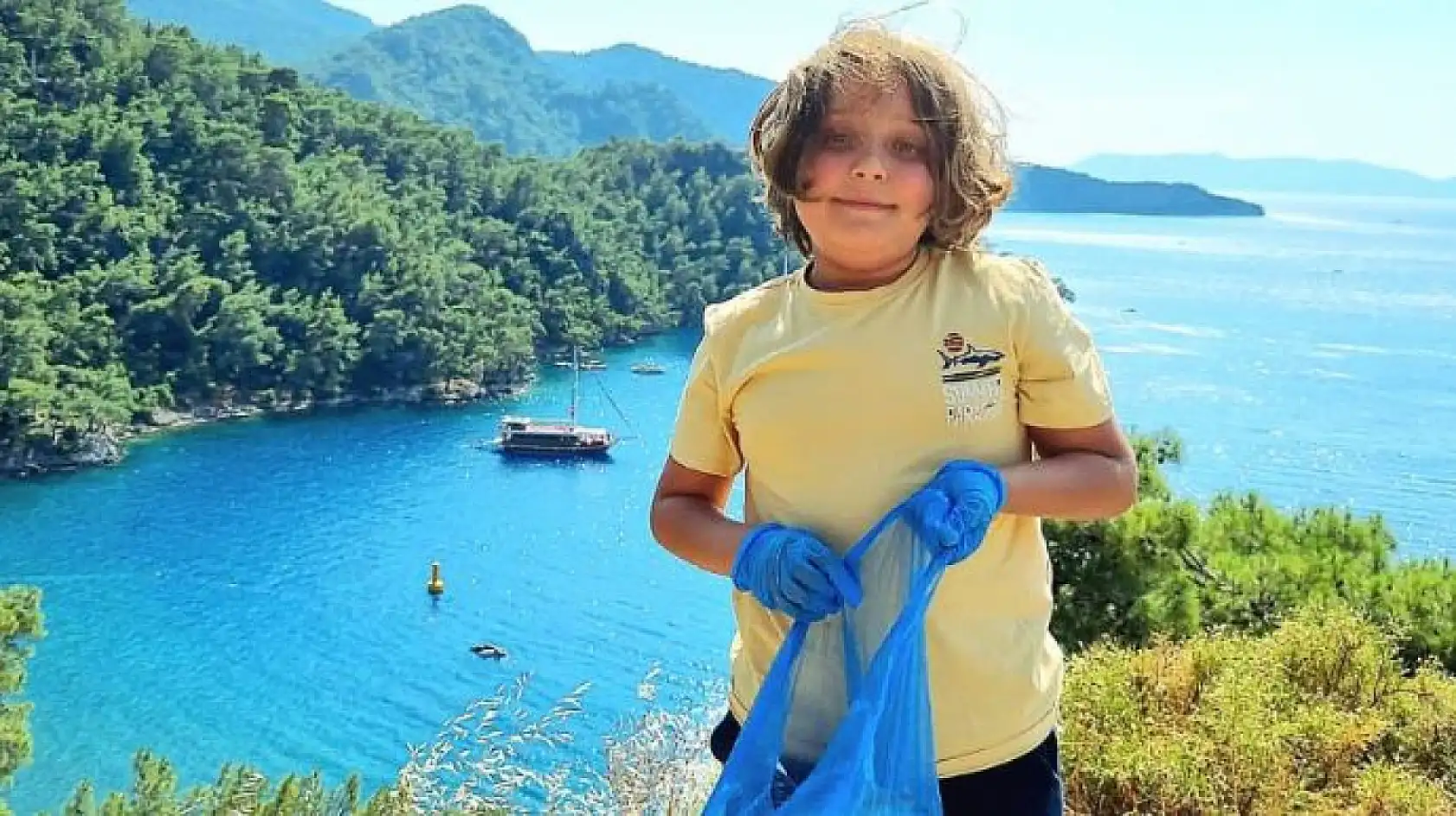 Fethiye Gazi Ortaokulu 5/B Sınıfı Öğrencilerinden Çevre Bilinci Dersi