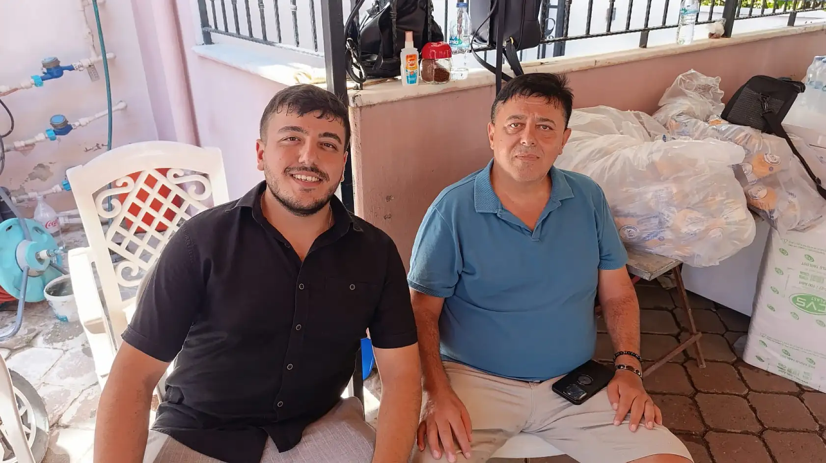 Fethiye esnafı Bilal Göksu'nun mutlu günü