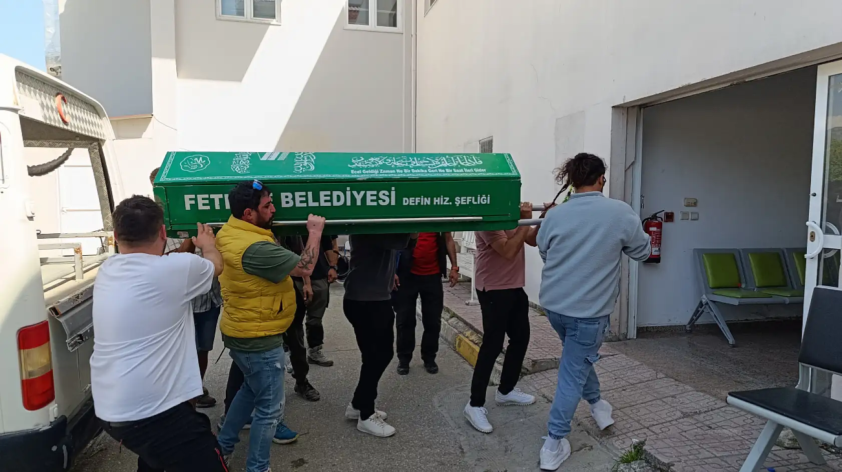 Fethiye Babadağ'da Paraşüt Kazasında Hayatını Kaybedenlerin Cenazeleri Hastaneye Getirildi