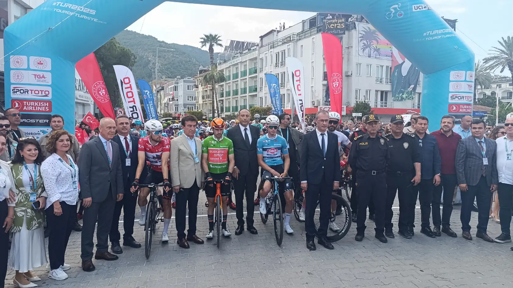 60.Cumhurbaşkanlığı Bisiklet Turu'nun Fethiye-Marmaris Etabı başladı