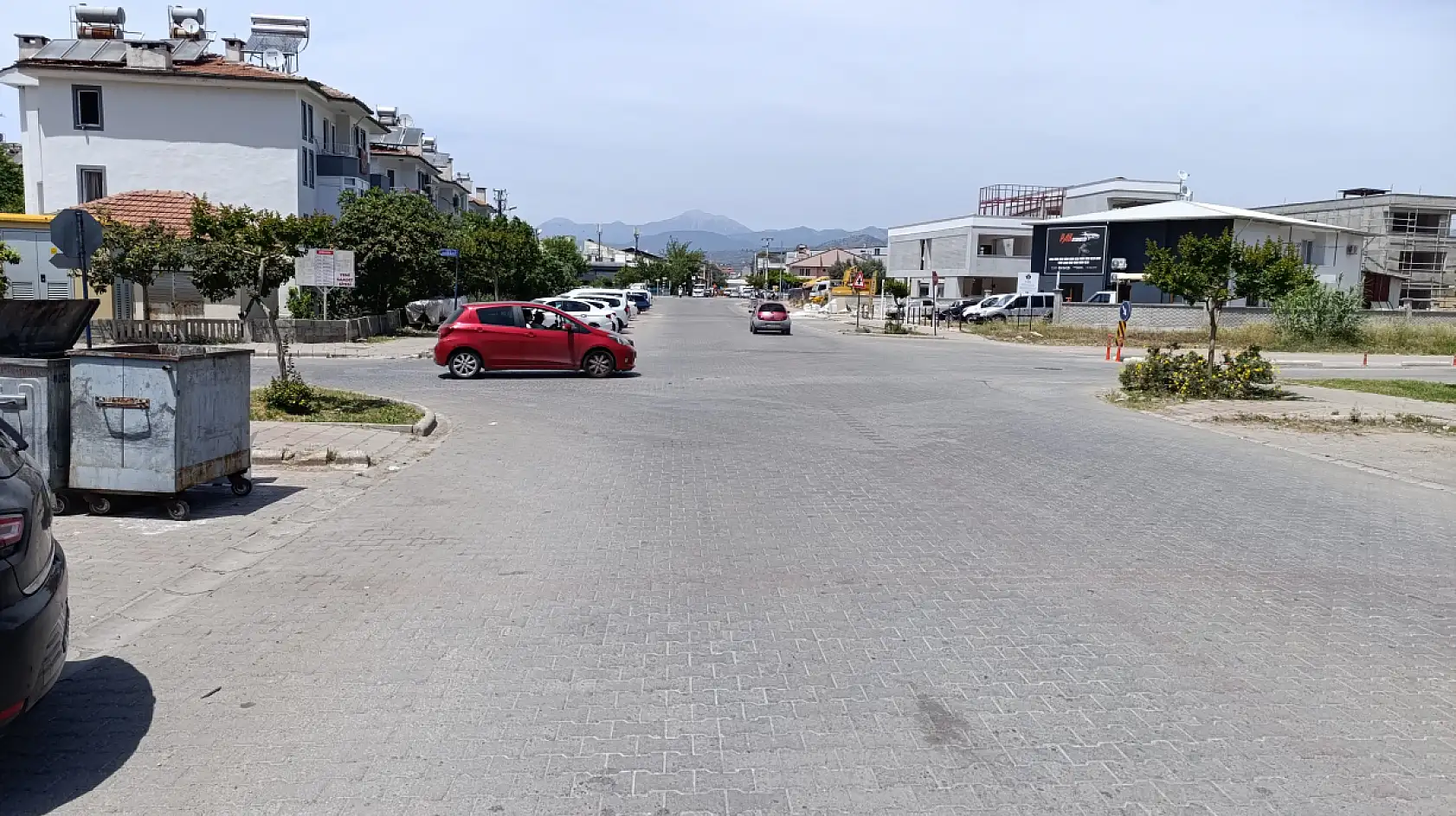 Fethiye'de bu kavşakta çok kaza oluyor, araç perte çıktı