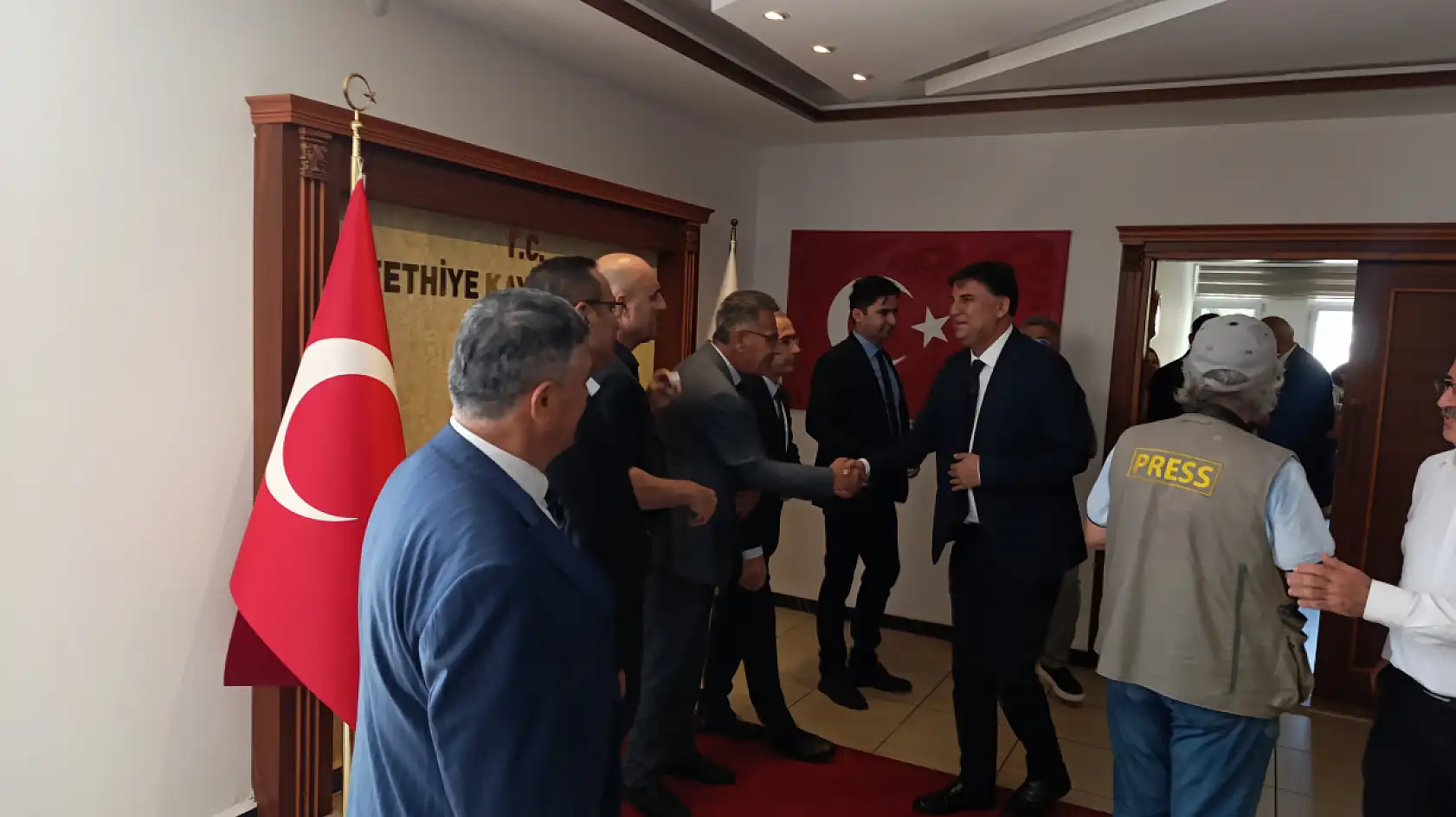 Fethiye Kaymakamlığı'nda Kurban Bayramı öncesi bayramlaşıldı