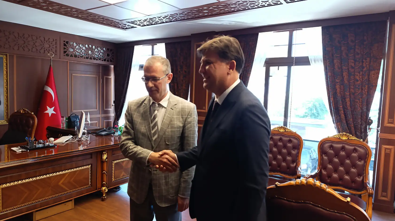 Fethiye Kaymakamlığı'nda Kurban Bayramı öncesi bayramlaşıldı