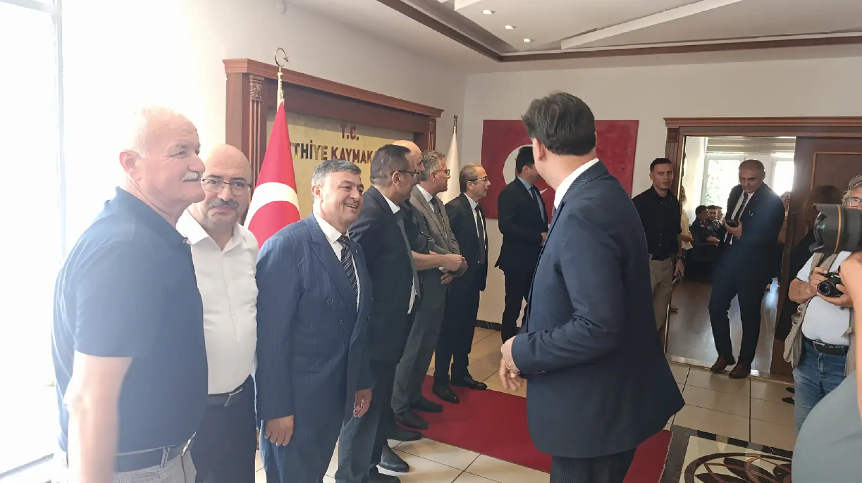 Fethiye Kaymakamlığı'nda Kurban Bayramı öncesi bayramlaşıldı