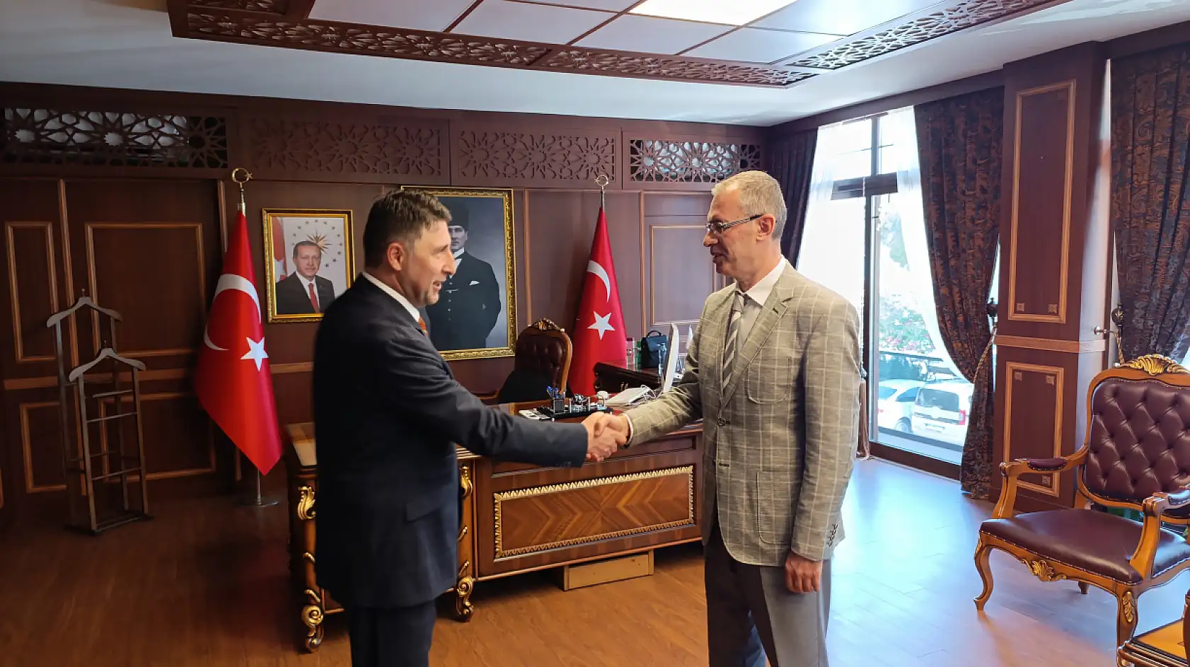 Fethiye Kaymakamlığı'nda Kurban Bayramı öncesi bayramlaşıldı