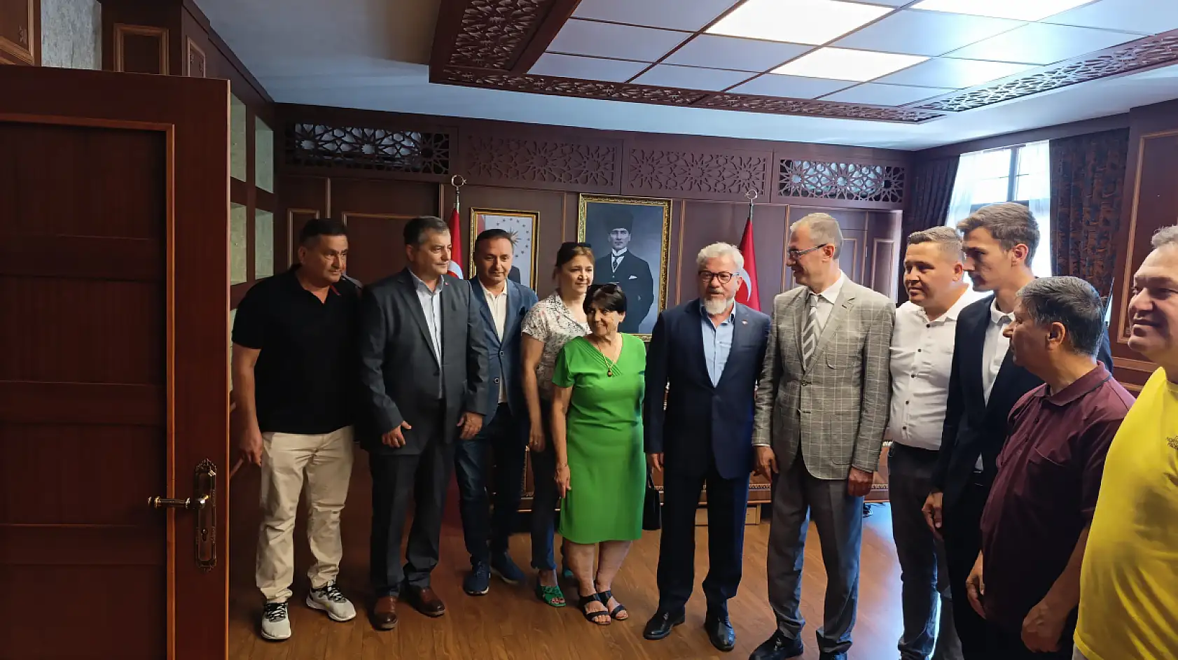 Fethiye Kaymakamlığı'nda Kurban Bayramı öncesi bayramlaşıldı