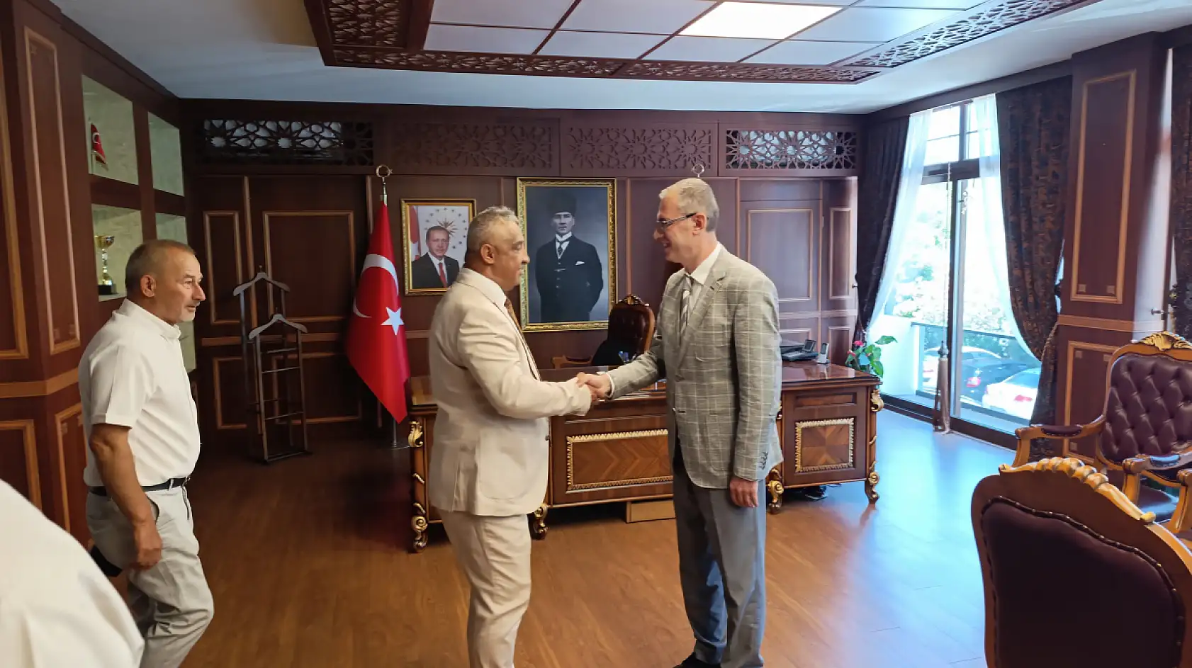 Fethiye Kaymakamlığı'nda Kurban Bayramı öncesi bayramlaşıldı