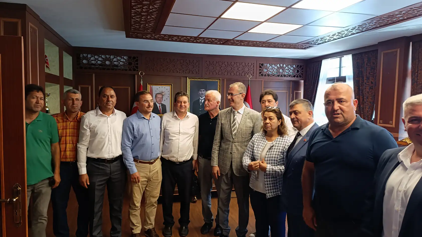 Fethiye Kaymakamlığı'nda Kurban Bayramı öncesi bayramlaşıldı