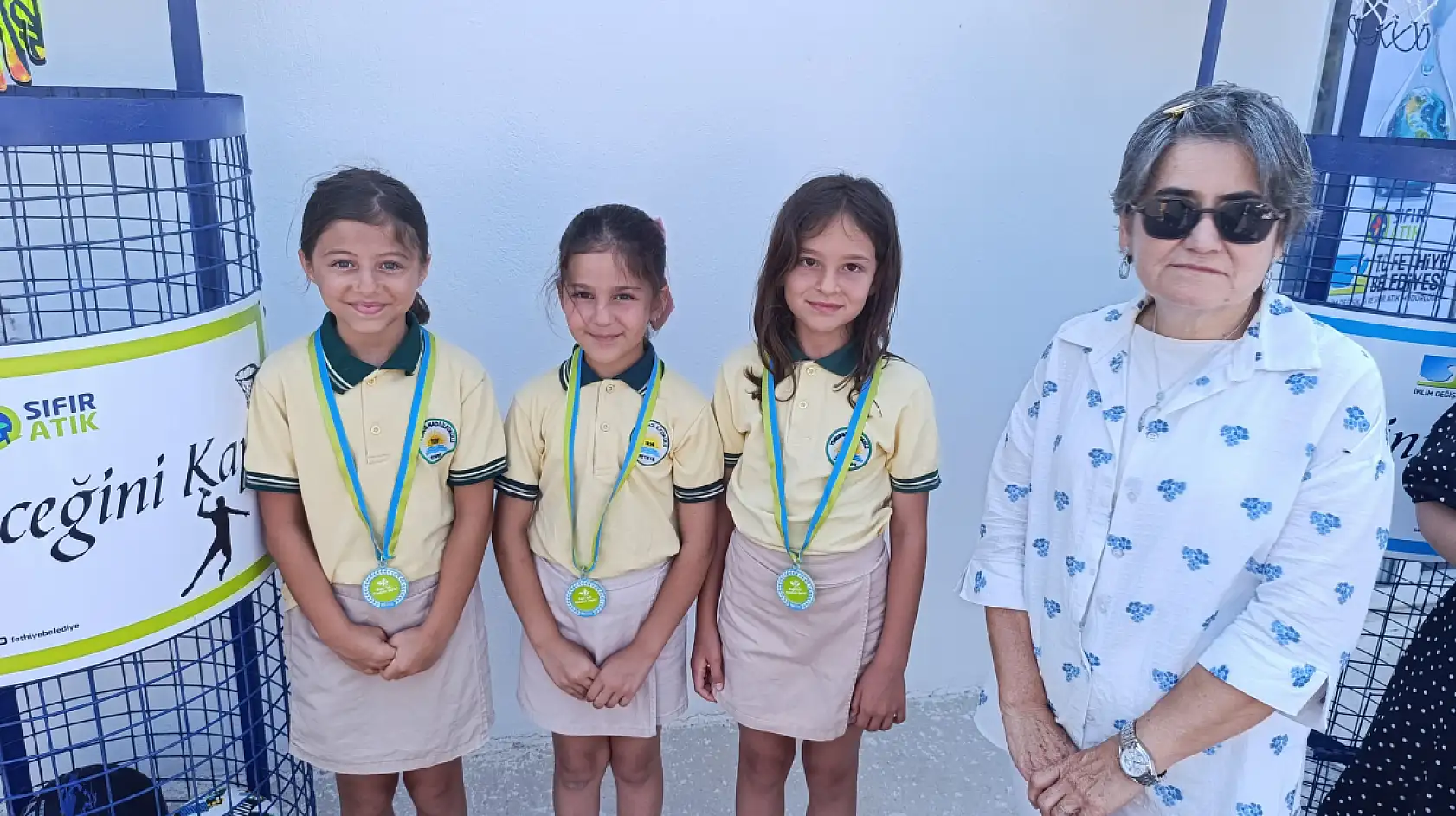 Fethiye'de 'Okullar Arası Atık Pil Toplama Yarışması' sonuçları belli oldu