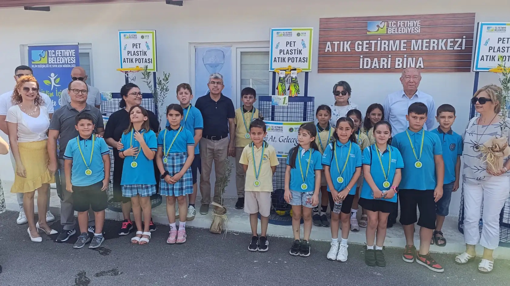 Fethiye'de 'Okullar Arası Atık Pil Toplama Yarışması' sonuçları belli oldu