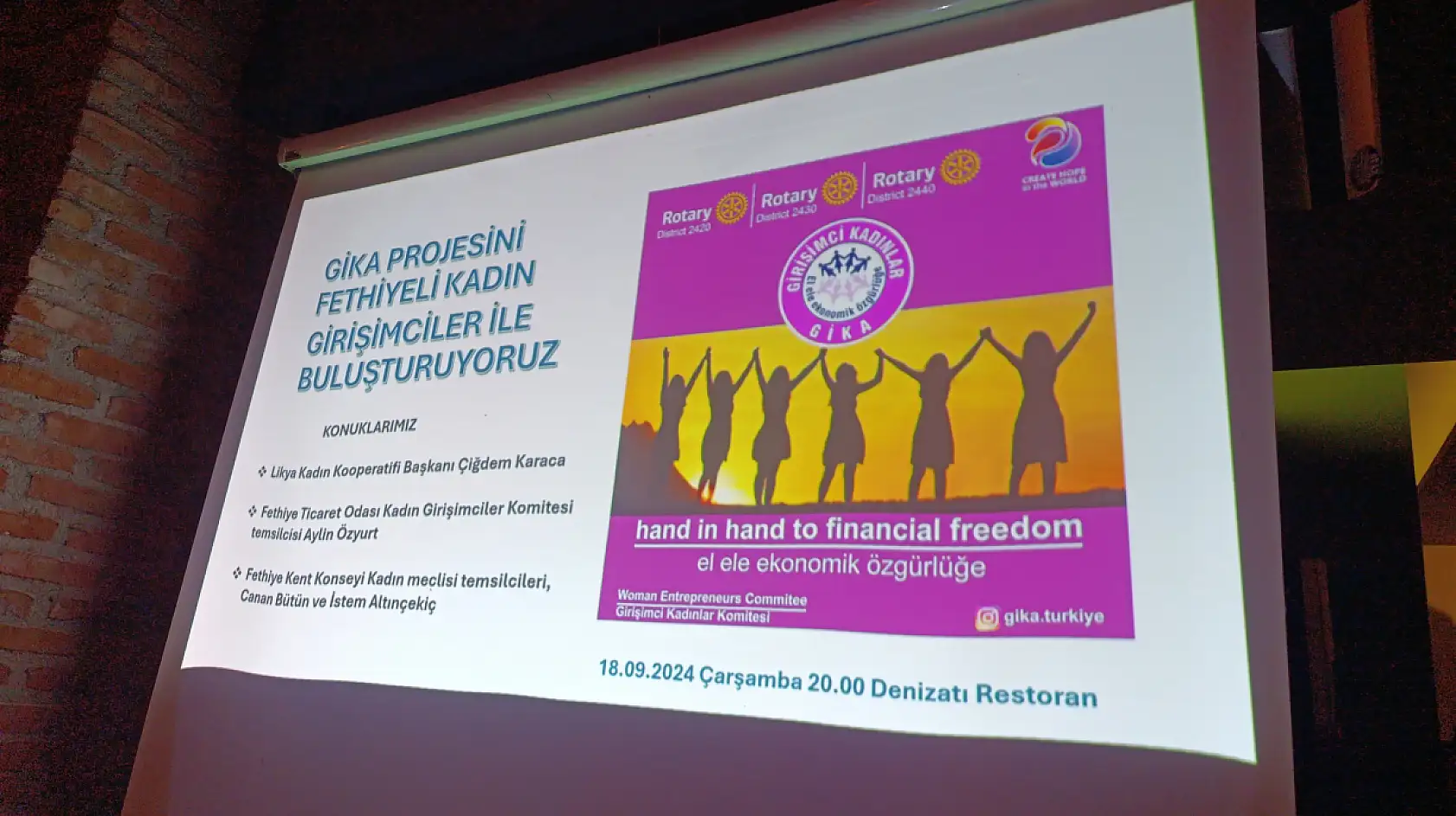 Fethiye Rotary Kulübü'nün Yeni Başkanı Cansel Yavuz Oldu