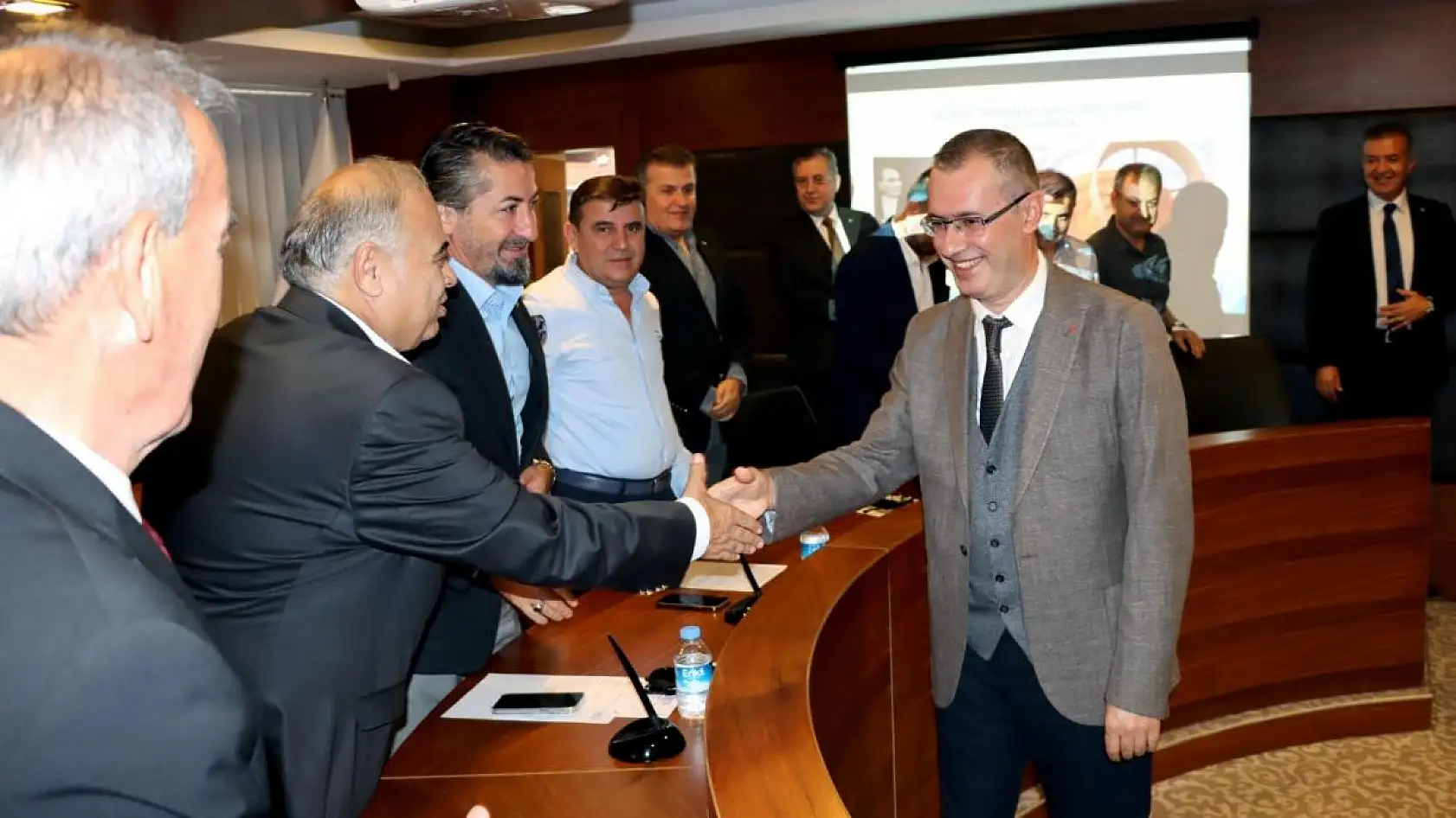 Kaymakam Ertaş, FTSO toplantısına katıldı