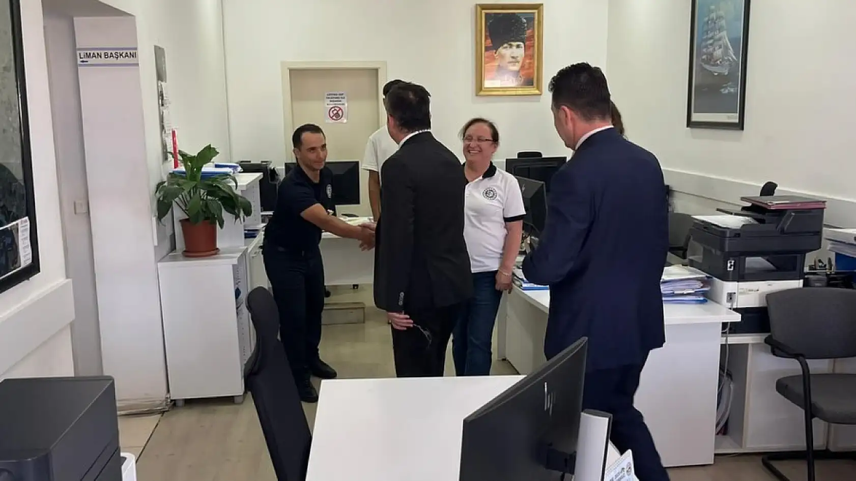 Kaymakam Akkaya, Fethiye Liman Başkanlığı'nı Ziyaret Etti