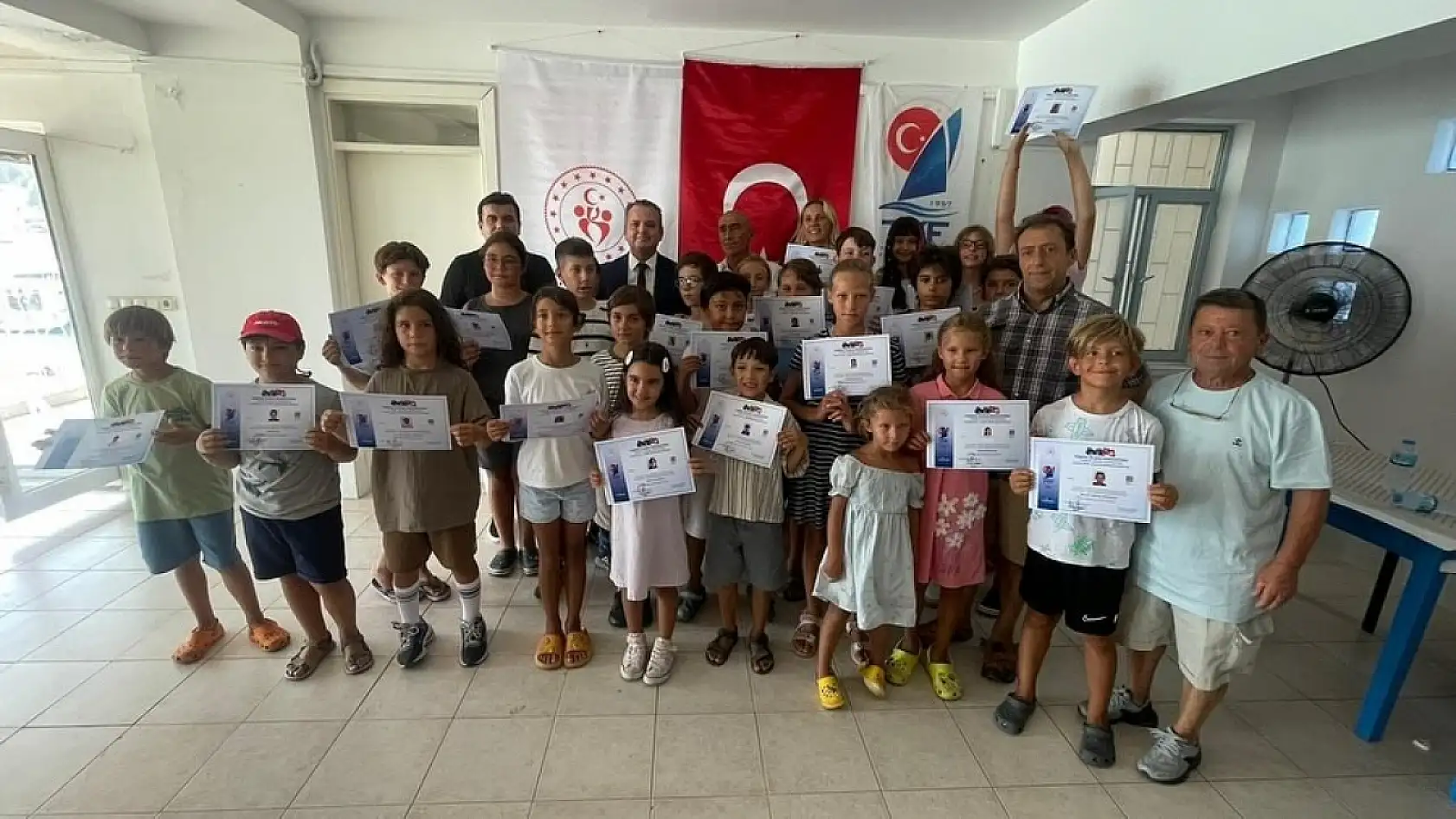 Fethiye Kaymakamı Akkaya, Yelken Kursu Sertifika Törenine Katıldı