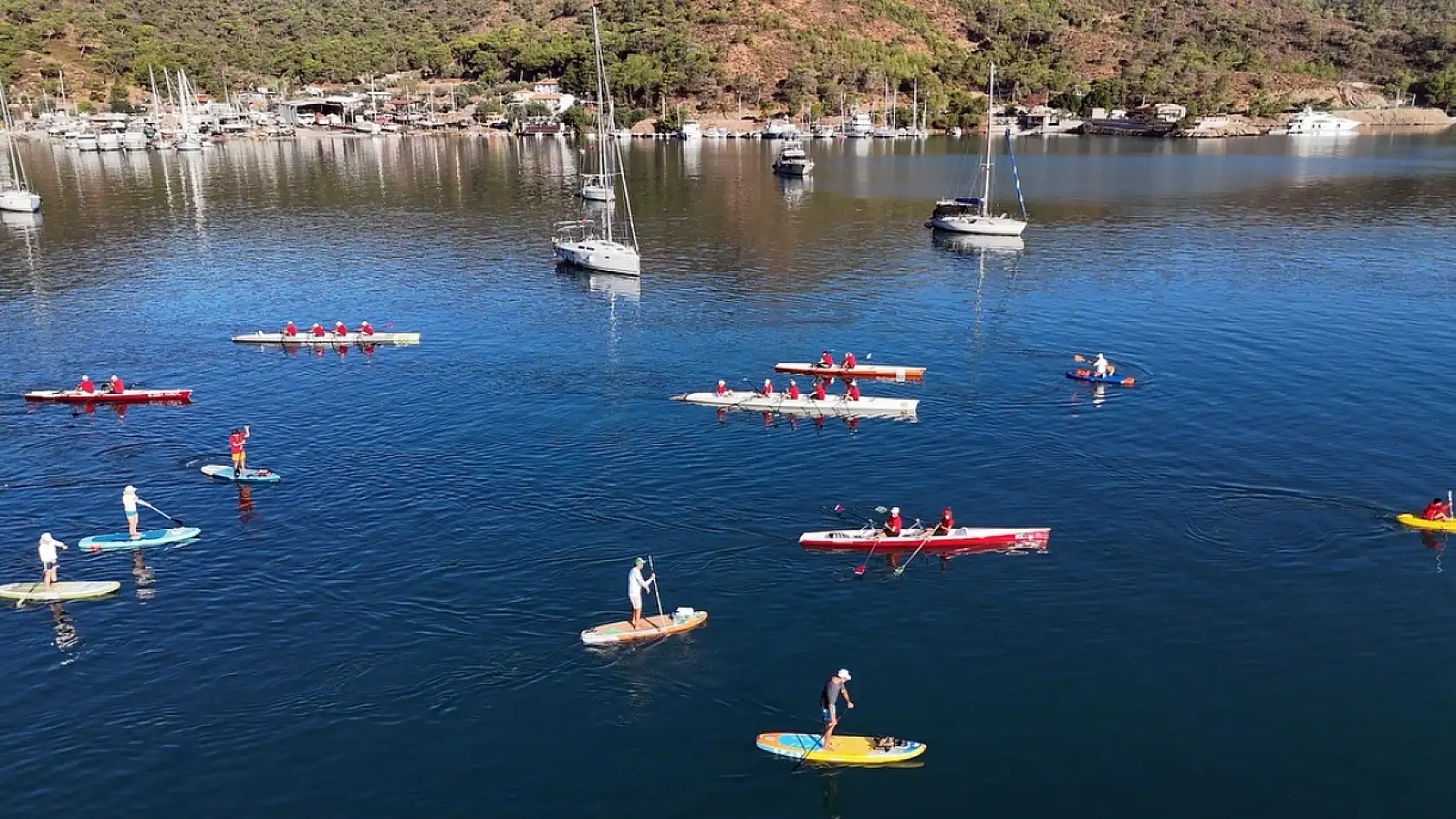 AB Hareketlilik Haftasında Fethiye'de  Kürek, Kano ve Paddle Board etkinliği yapıldı