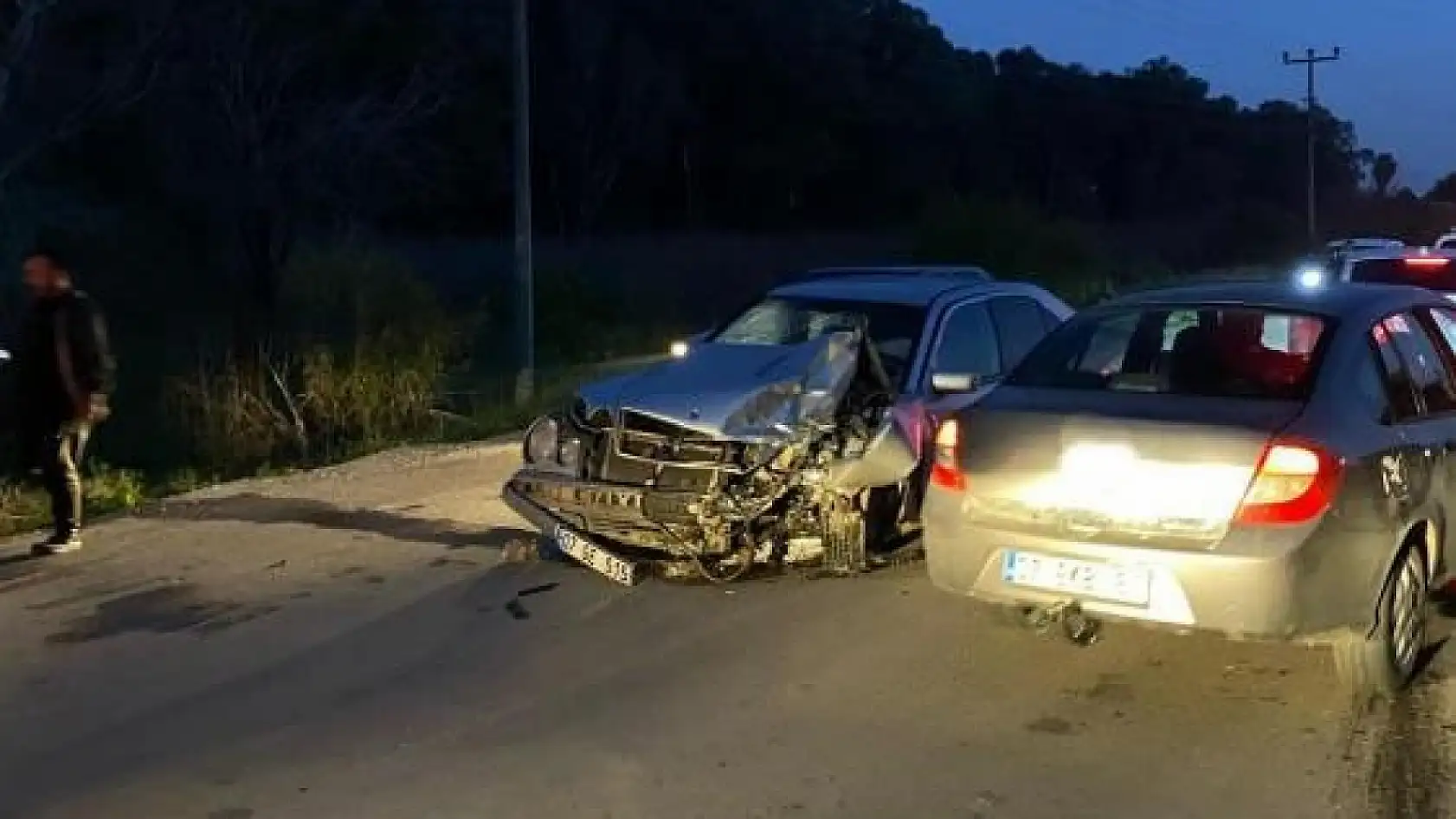 Otomobil ile çarpışan motosikletin sürücüsü öldü