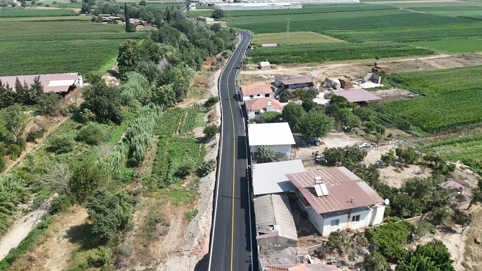 Milas'ta 80 milyonluk yol yatırımı tamamlandı