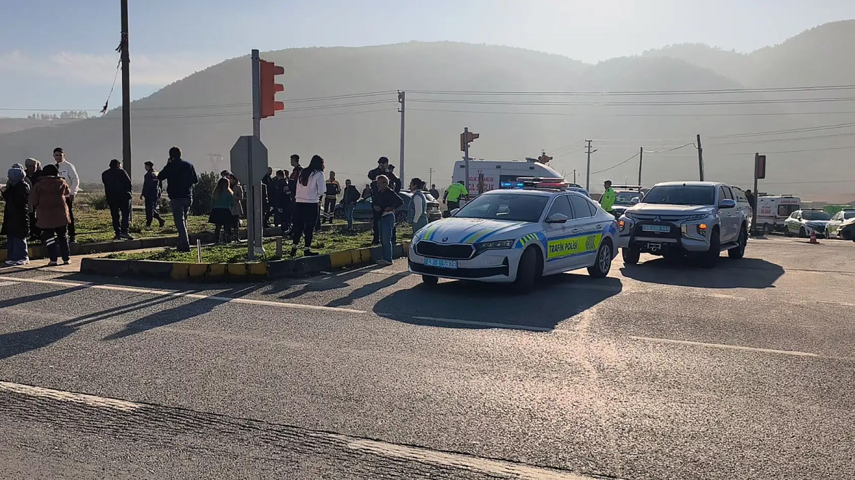 Menteşe'de ambulans şoförü kazada hayatını kaybetti