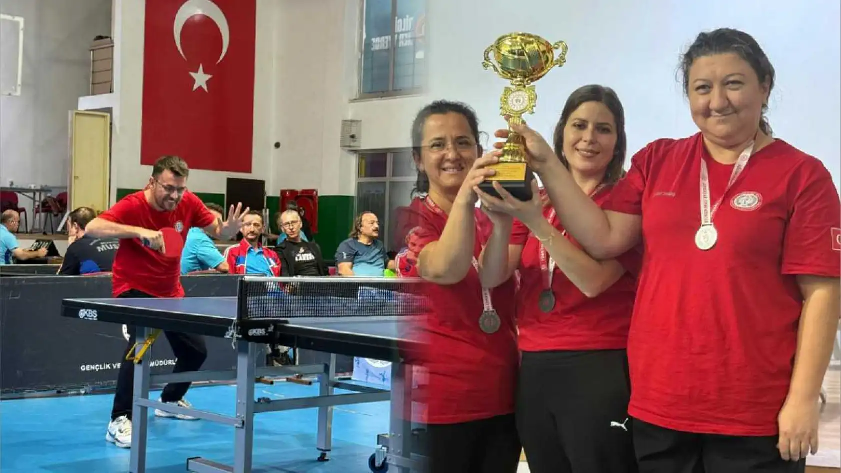 MEAH'tan masa tenisinde çifte başarı