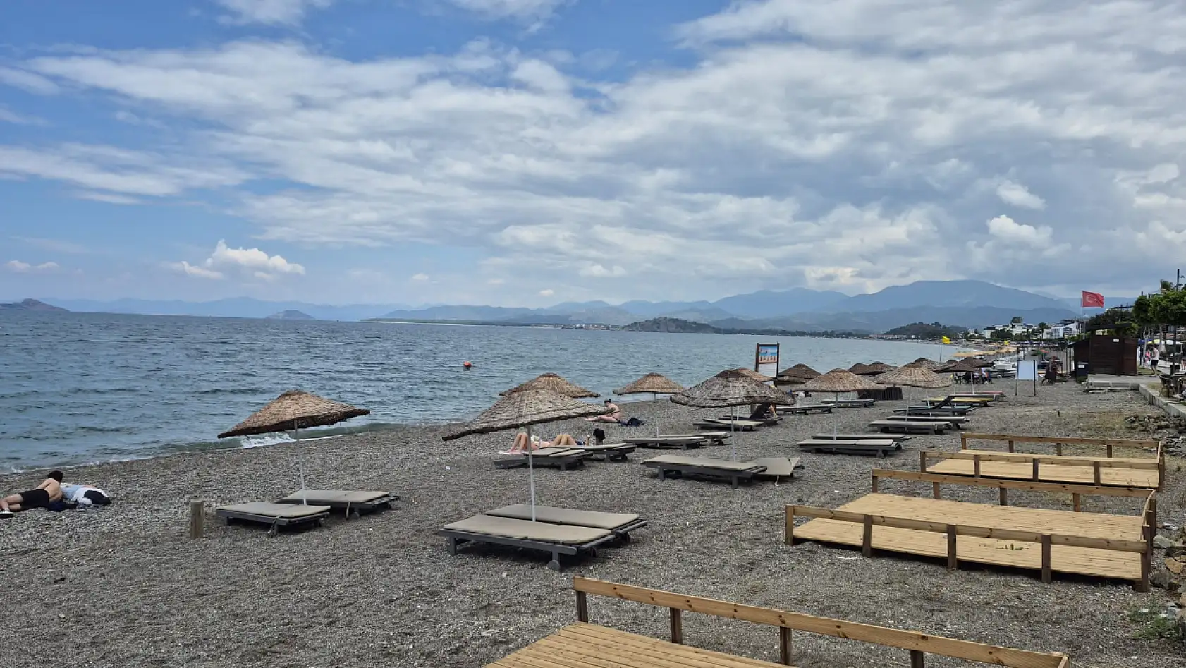 Fethiye Çalış Plajı'nda Haziran Sakinliği