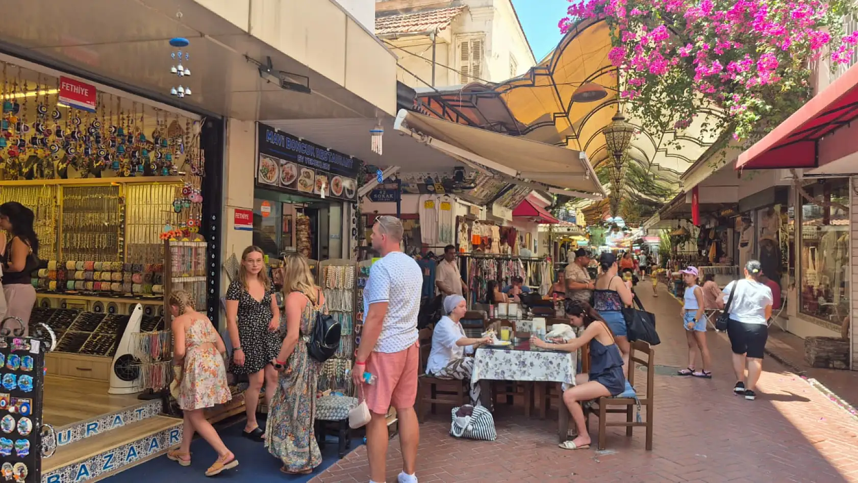 Paspatur Esnafı Kasacı: 'Fethiye'ye Yoğun Turist Girişi Var'