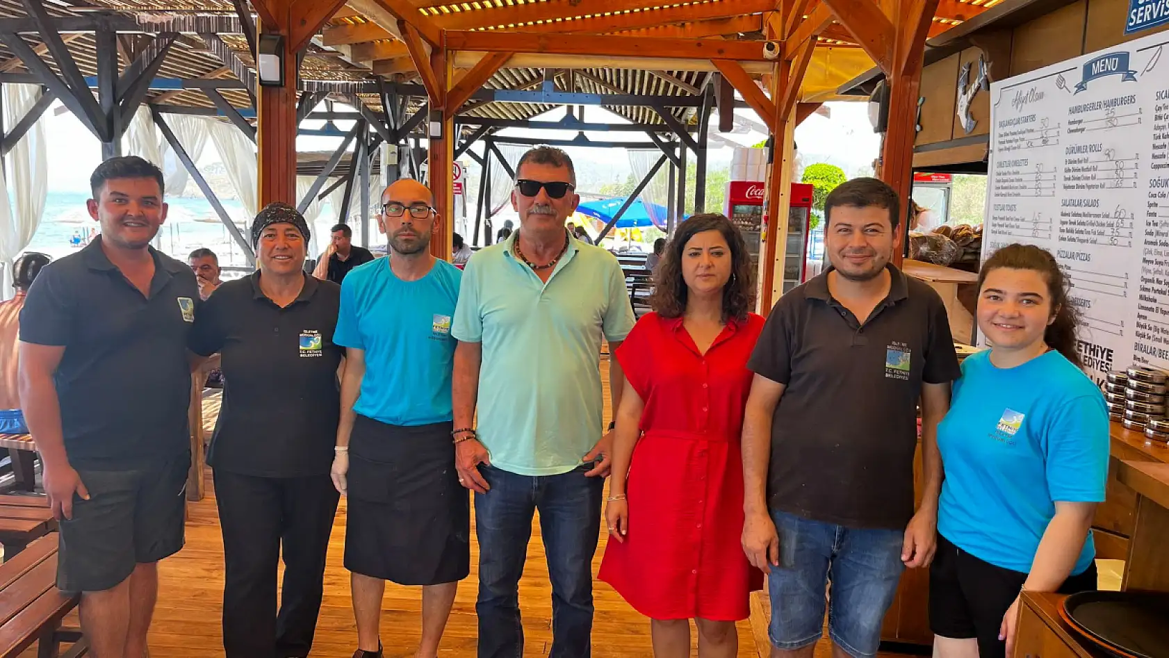 Ekolojik konseptli Fethiye Karaot Plajı sezona hazır