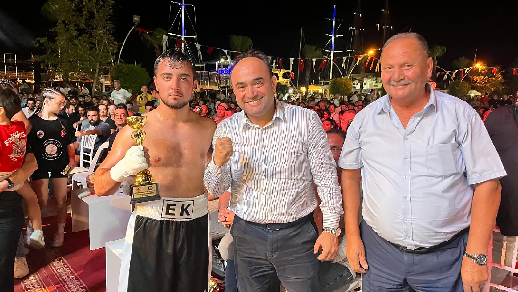 Fethiye'de Emirhan Kaşlı'dan Nakavtlı Zafer