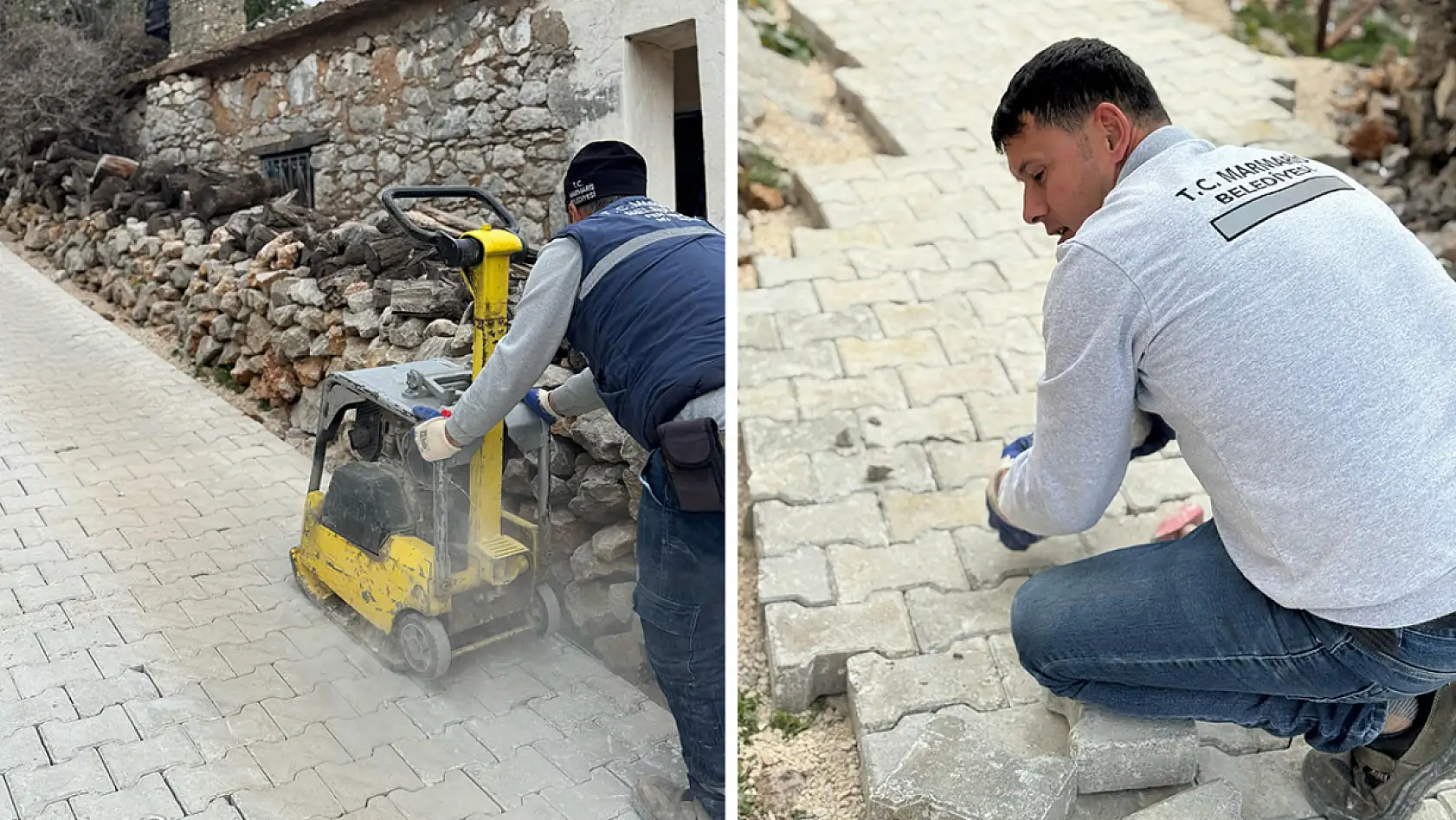 Marmaris'te fen işleri hız kesmiyor