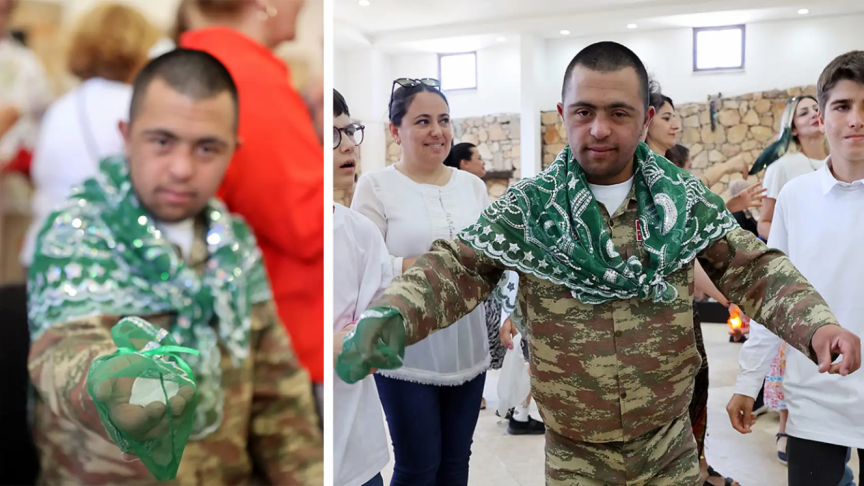 Muğla'da engelli bireyler için asker eğlencesi düzenlendi