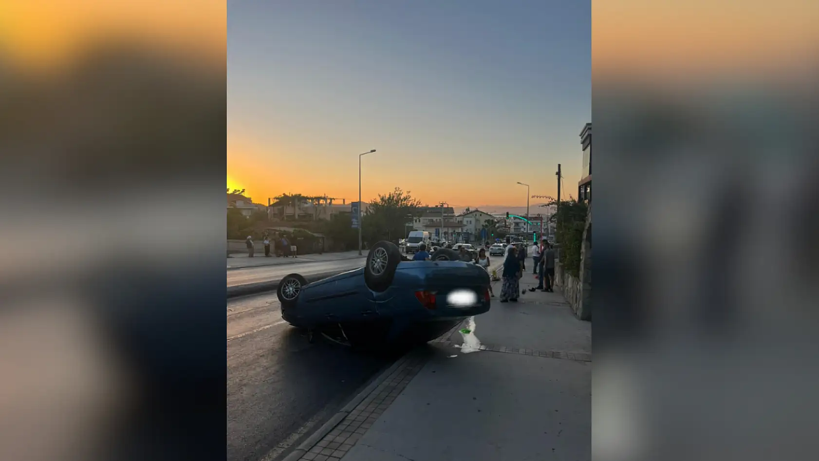 Fethiye'de feci zincirleme kaza! 2 yaralı