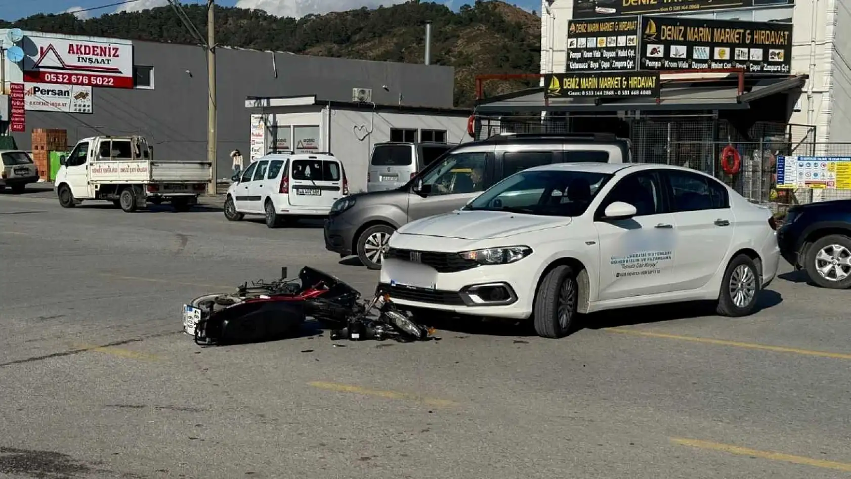 Ortaca'da trafik kazası: 1 yaralı