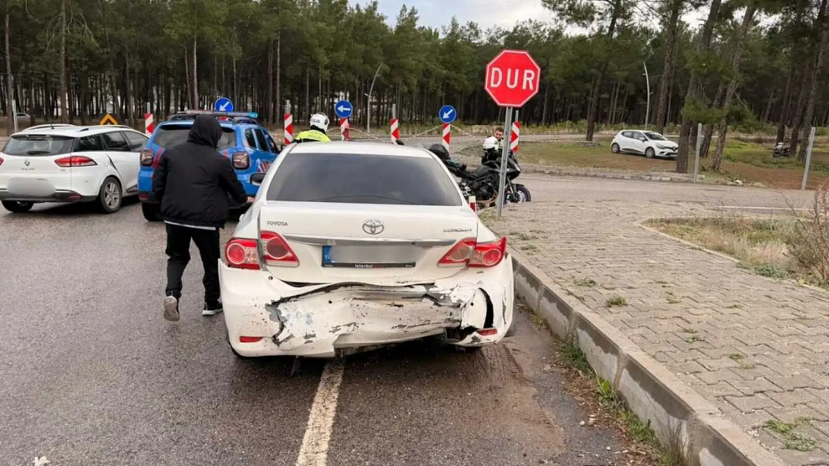 Fethiye Esenköy Kavşağı'nda trafik kazası: 4 yaralı