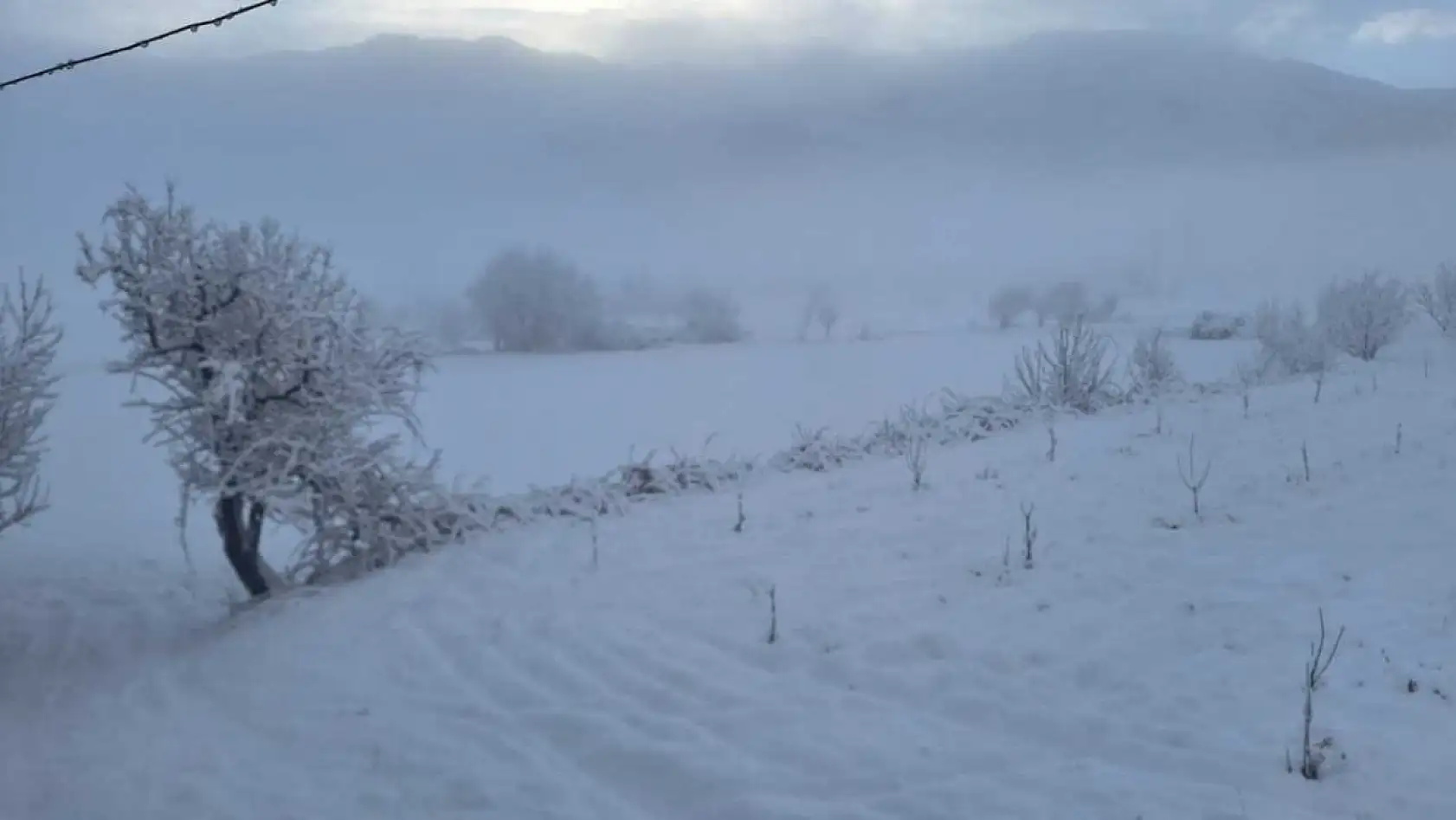 Seydikemer Yayla Zorlar'da kış güzelliği