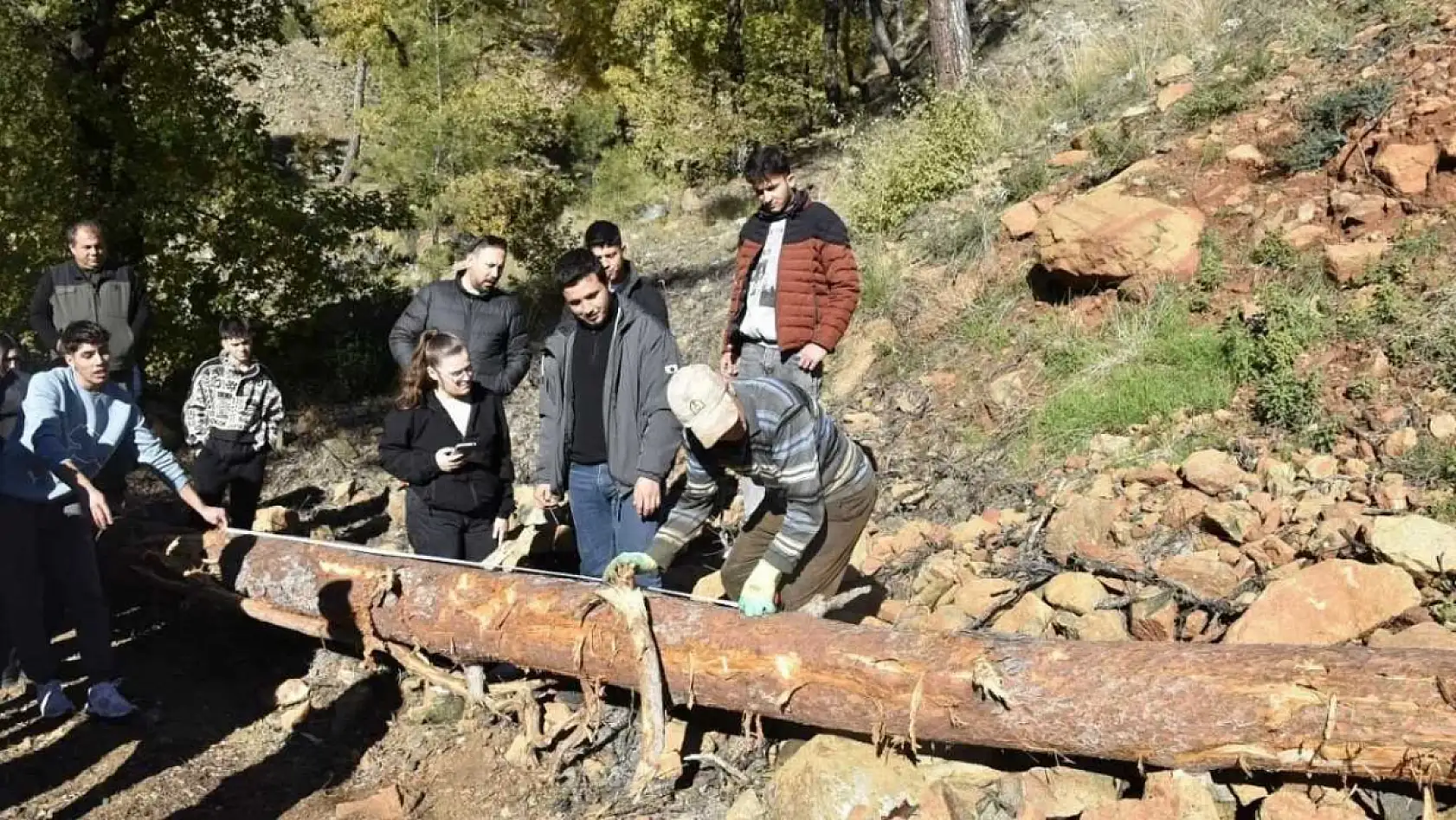 Köyceğiz'de Ormancılık Yüksek Okulu öğrencileri saha uygulamalarına katıldı