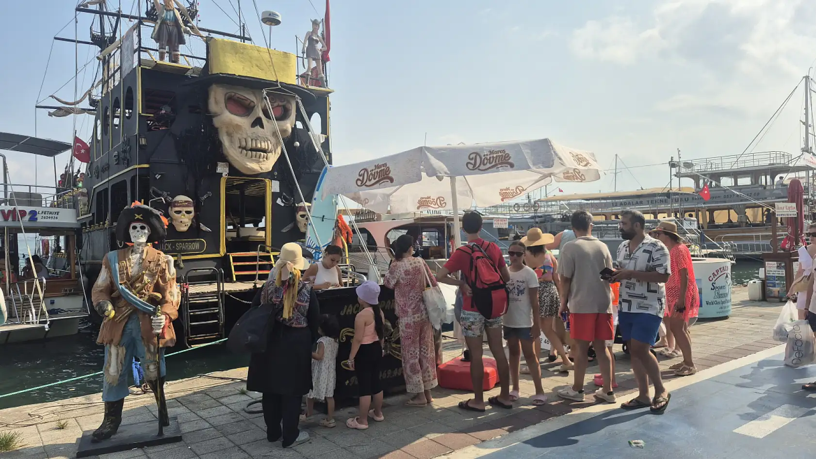 Fethiye'de Tekne Turlarında Yoğunluk Oluştu