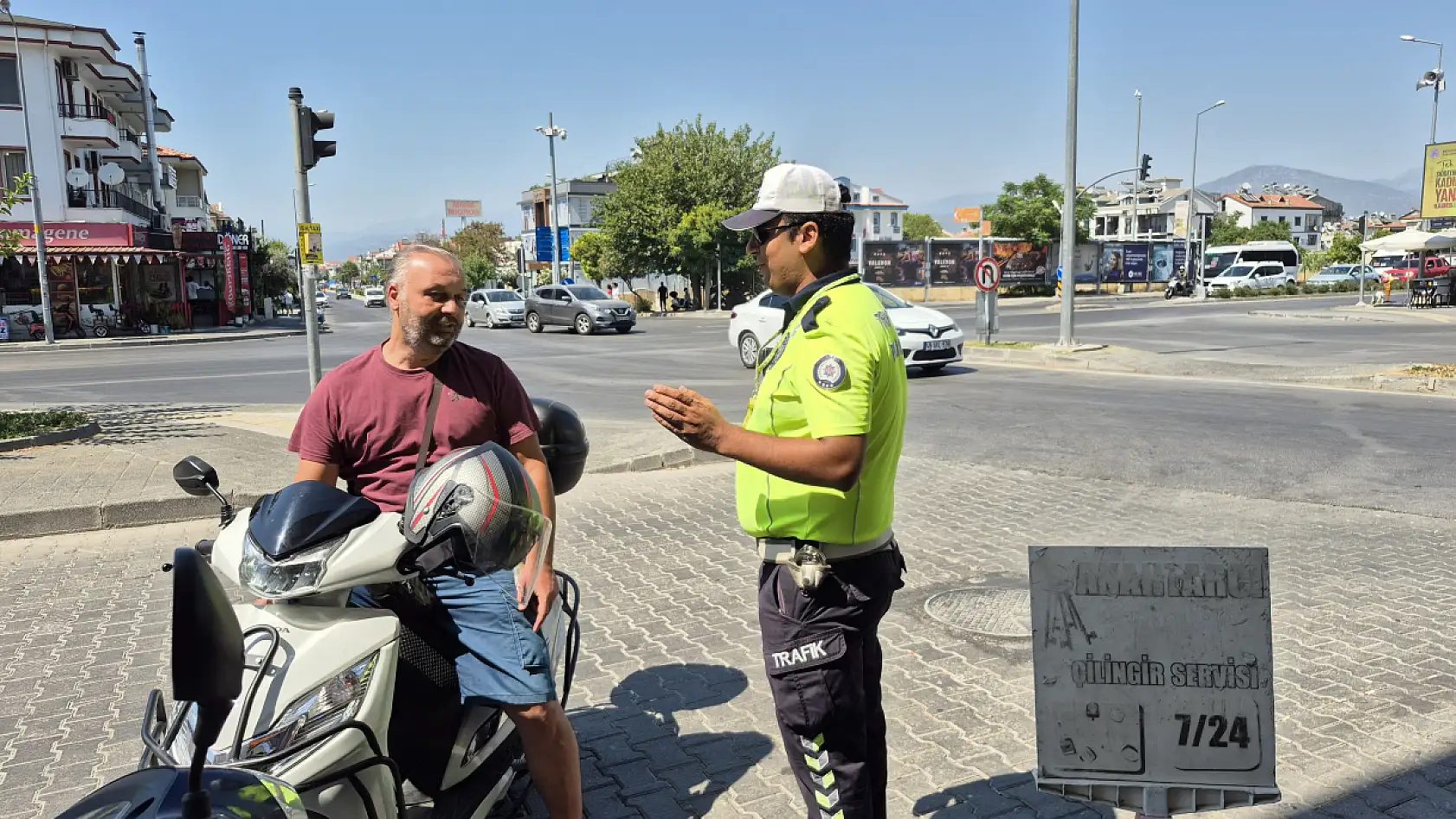 Fethiye'de Yaya Geçidini İhlal Eden Sürücülere Cezai İşlem Uygulandı