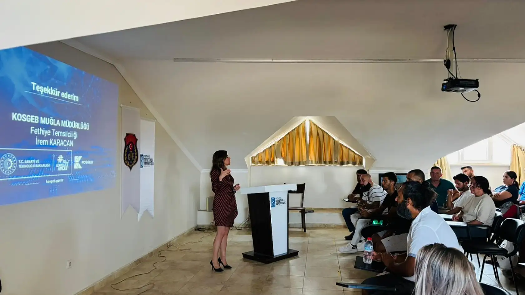 Fethiye Denetimli Serbestlik Müdürlüğü'nde KOSGEB destekleri anlatıldı