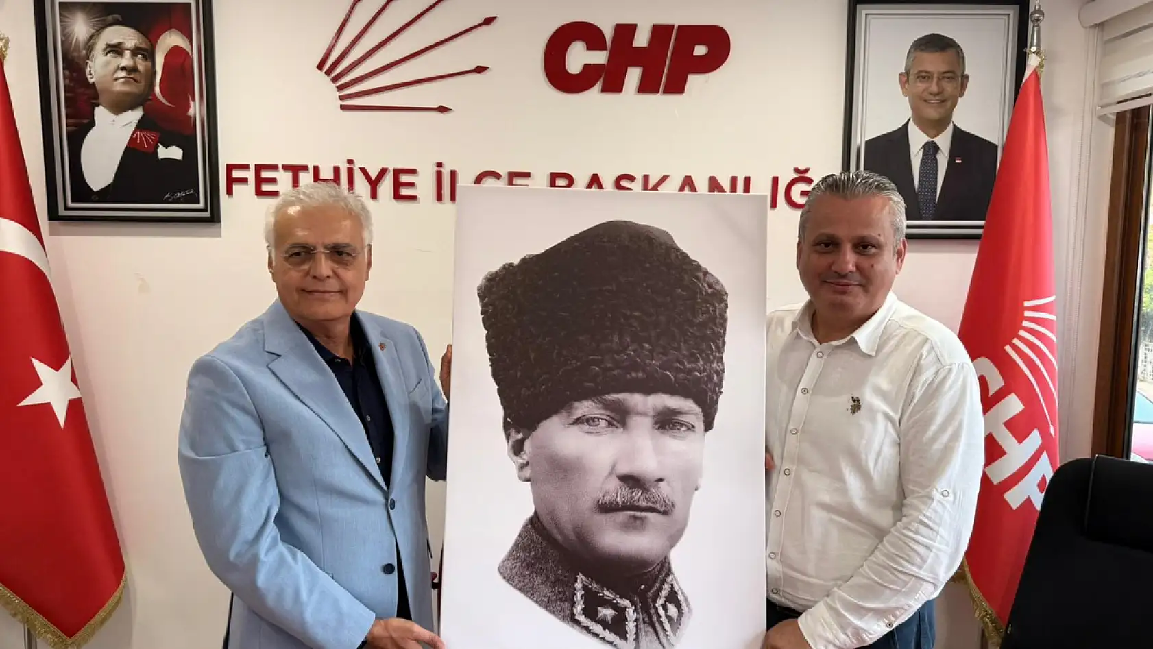 CHP Muğla İl Başkan Adayı Mehmet Kubilay Özcan, Fethiye'de Ziyarette Bulundu