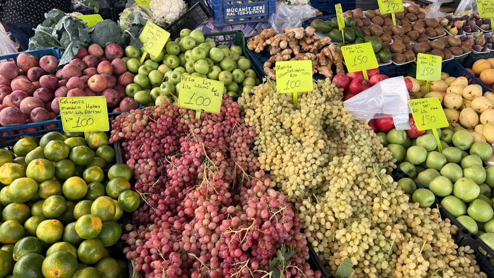Fethiye Pazar pazarında güncel fiyatlar