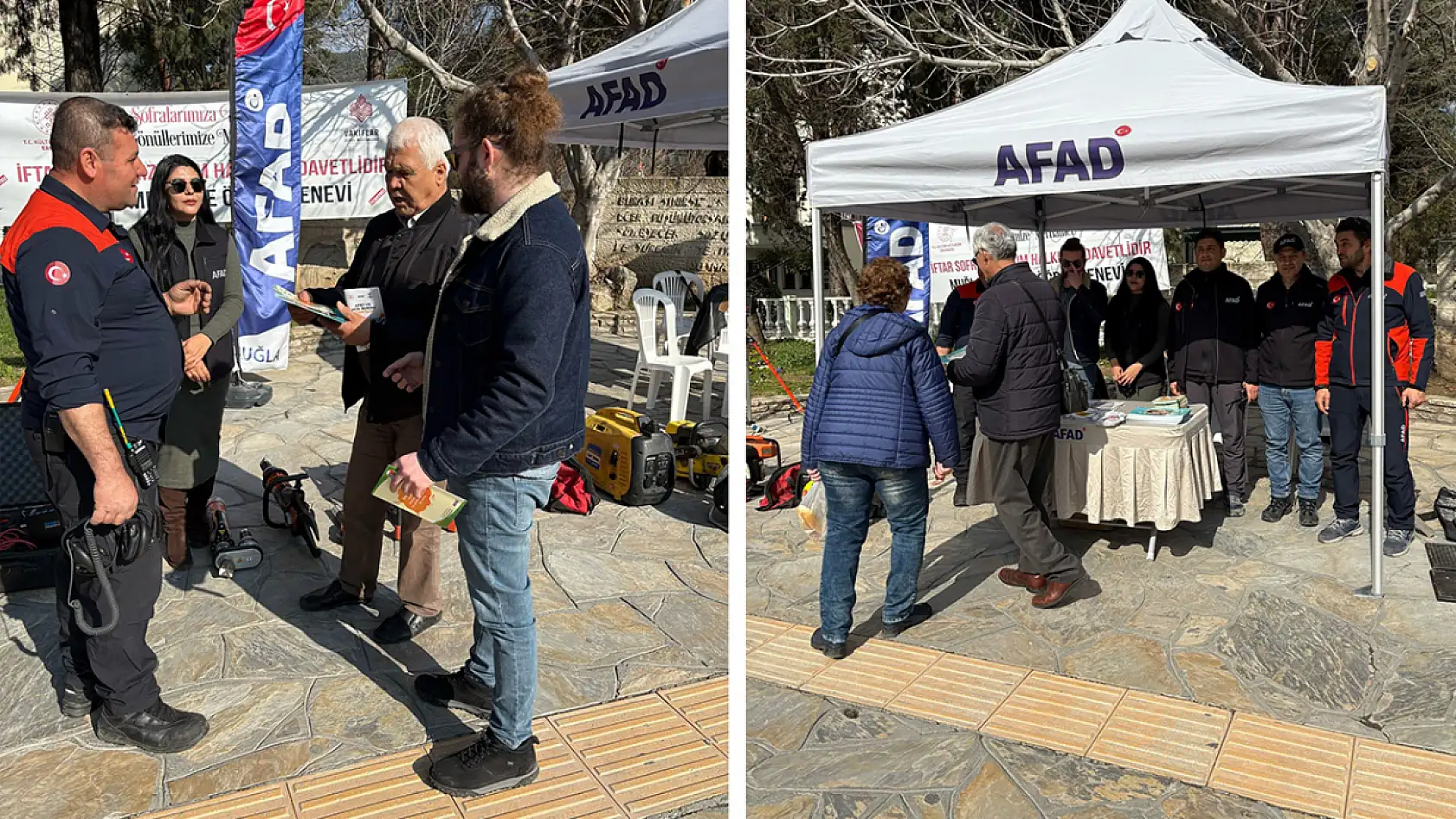 Muğla AFAD Müdürlüğü'nden deprem haftası farkındalık standı