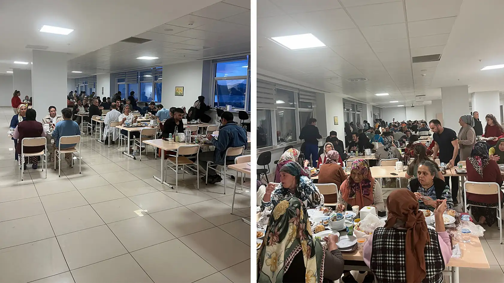 MEAH'ta yönetim ekibi, iftarda çalışanlarla bir araya geldi