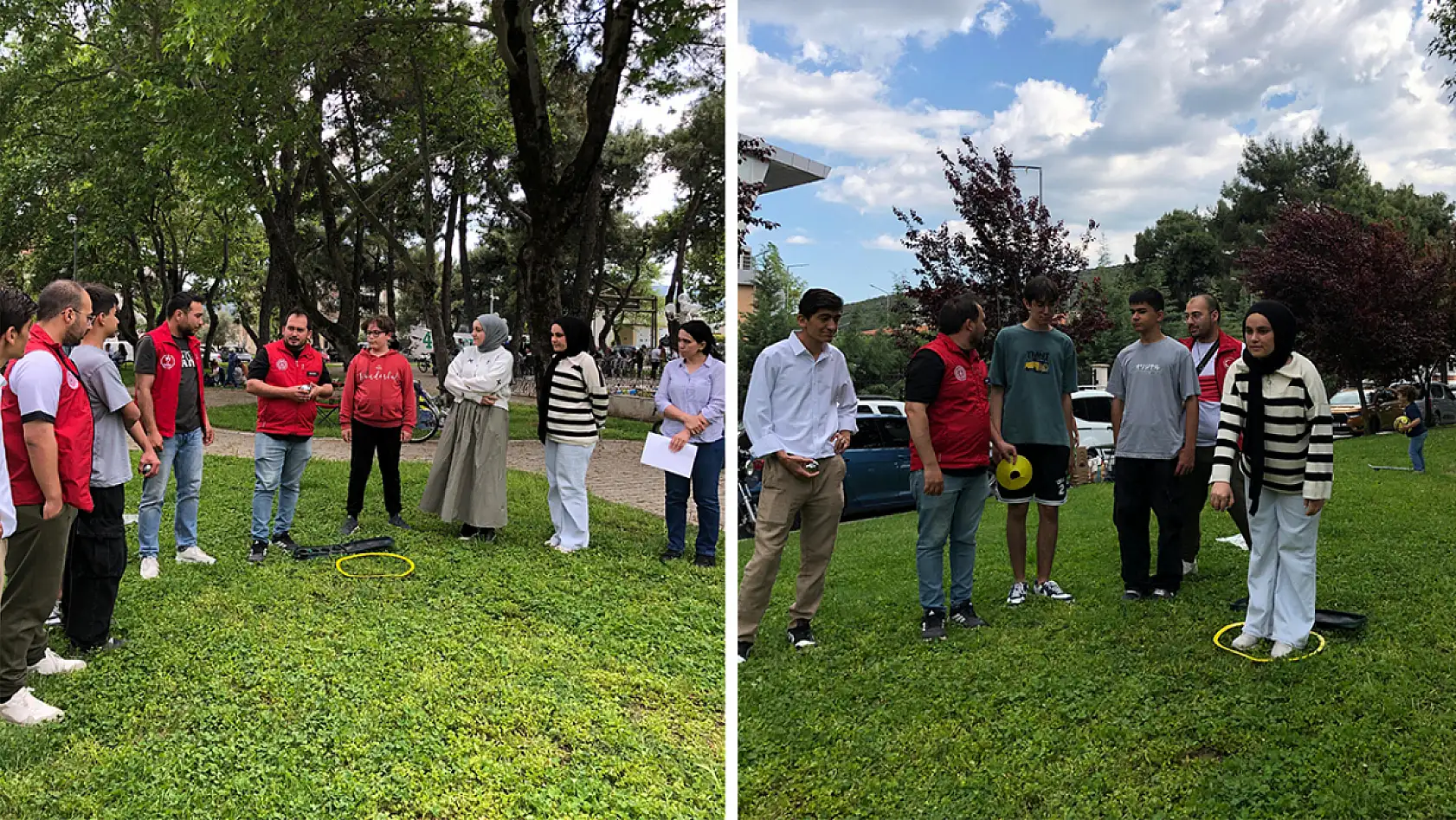 Menteşe'de gençler Bocce sporuna ilgi duyuyor